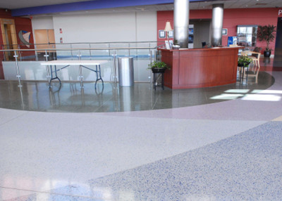 环氧彩砂地坪工程施工